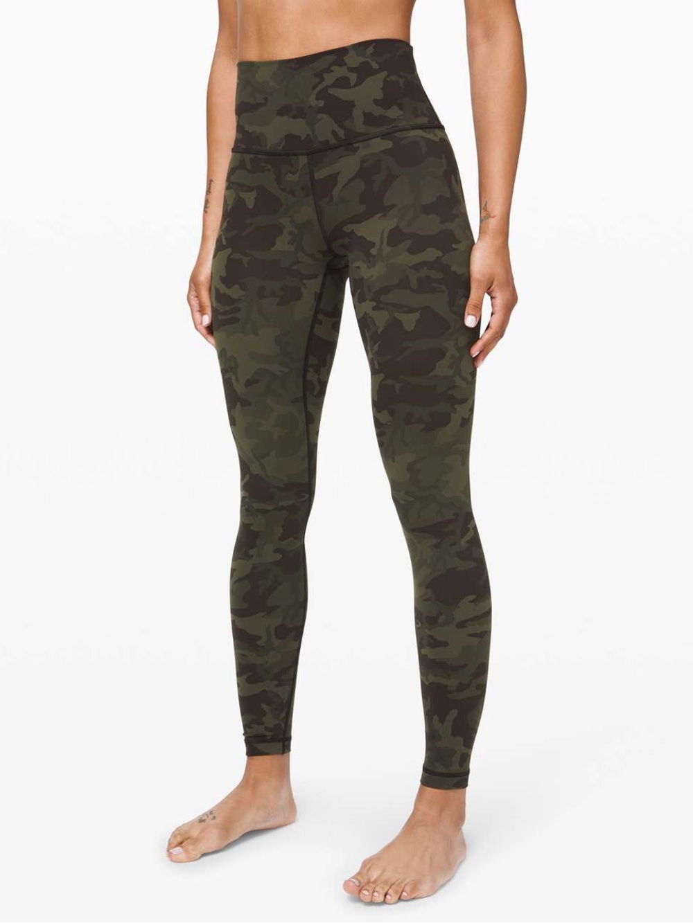 Lululemon Wunder Under Hi Rise Camo Leggings